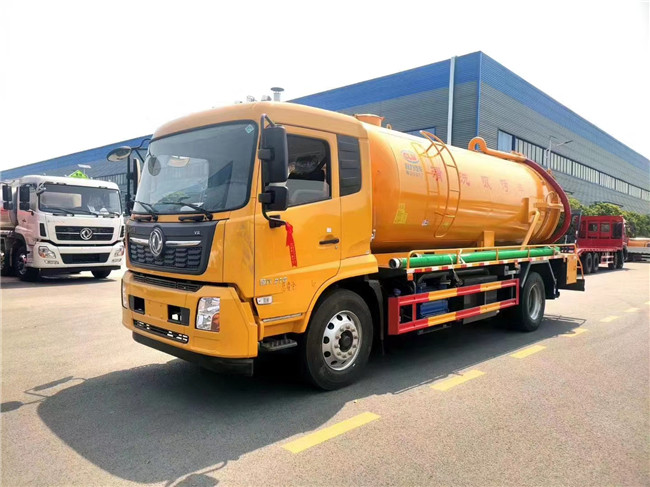 國六東風天錦康明斯210馬力清洗吸污車